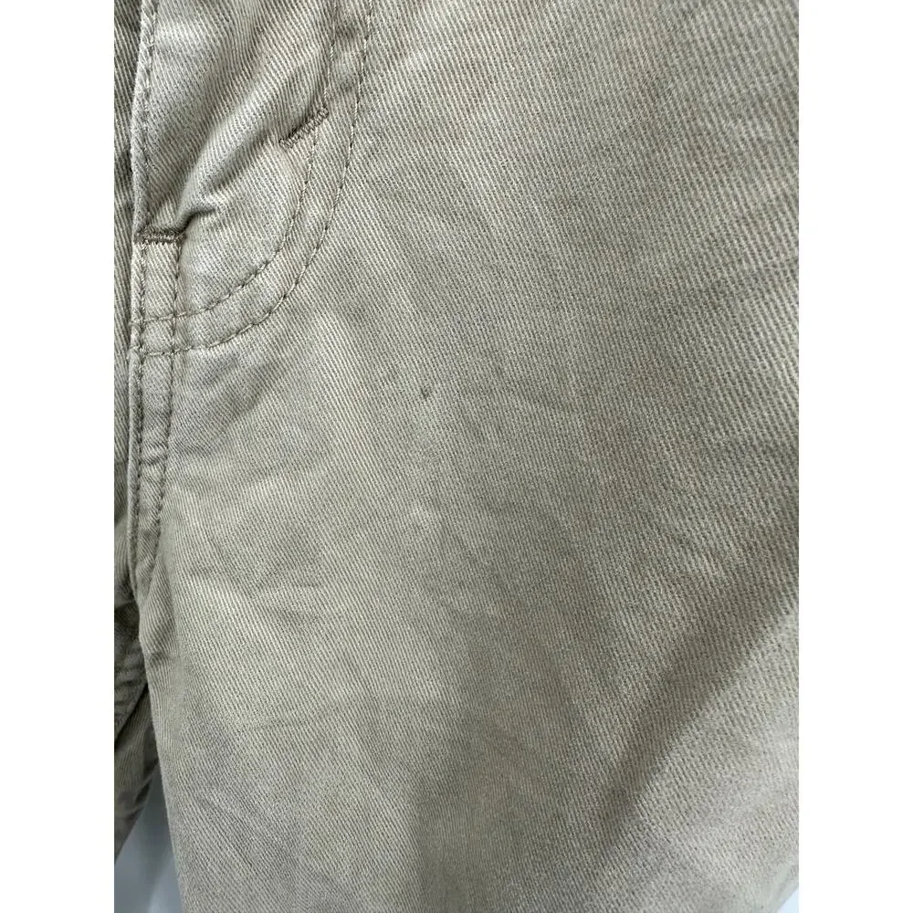 Levi's‎ 514 Straight Fit Washed Soft Twill Brown Khaki Jeans Men's Size 34 x 34